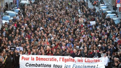 Liderii politici s-au retras la Palatul Élysée după ce au participat la Marşul Solidarităţii