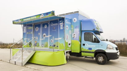 La Braşov a poposit Caravana reciclării Ecotic