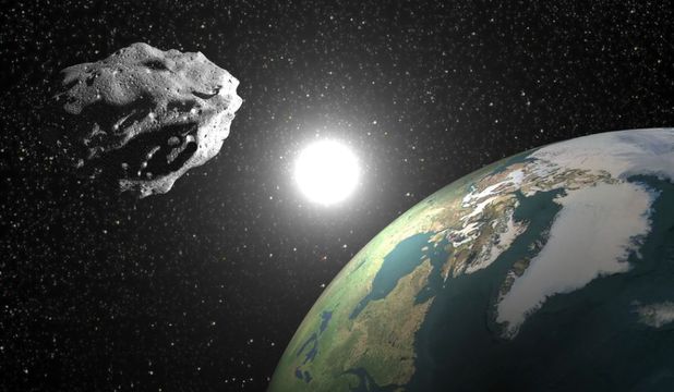 Un asteroid va trece diseară, pe lângă Pământ Un asteroid va trece diseară, pe lângă Pământ