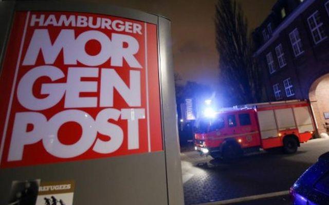 Incendiu la sediul unei publicaţii din Hamburg Incendiu la sediul unei publicaţii din Hamburg