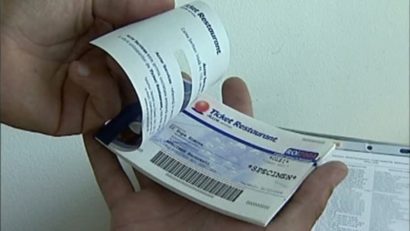 Tichetele de masă, acordate şi în format electronic