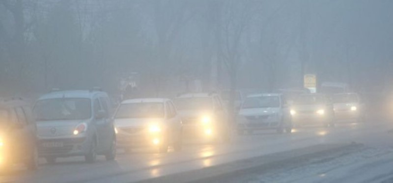 Ceață densă pe mai multe drumuri din Covasna și Sibiu Ceață densă pe mai multe drumuri din Covasna și Sibiu