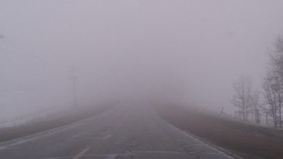 Avertizare de ceaţă în judeţe din sud-est şi vest