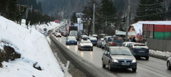 Traficul rutier s-a mai intensificat Traficul rutier s-a mai intensificat