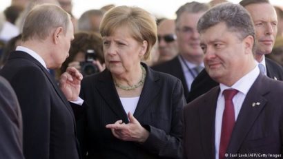 Liderii Ucrainei, Rusiei, Germaniei şi Franţei au început negocierile la Minsk