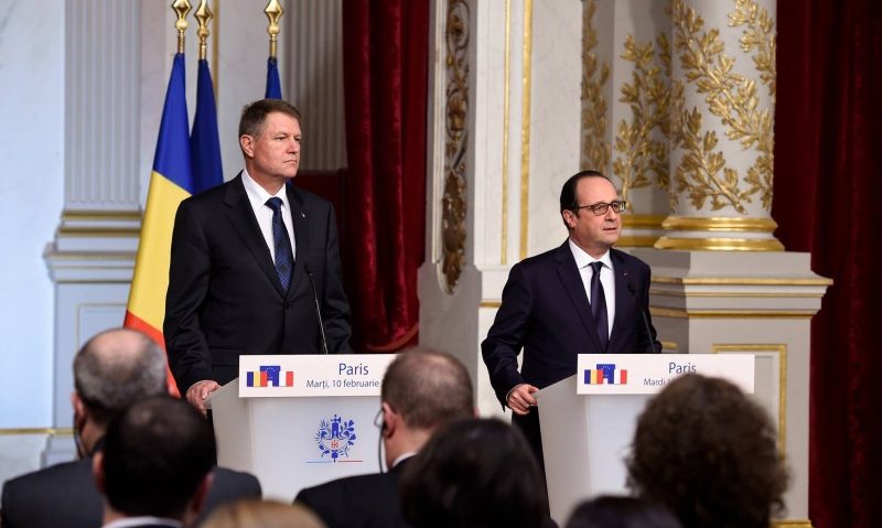 Preşedintele Klaus Iohannis se află într-o vizită oficială în Franţa Preşedintele Klaus Iohannis se află într-o vizită oficială în Franţa