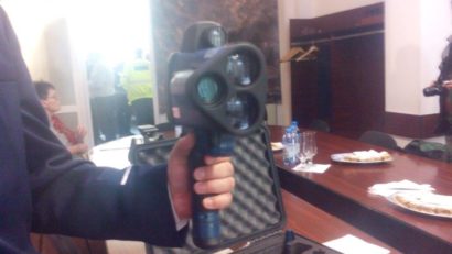 Pistol radar ultra-performant pentru Poliţia Rutieră Tîrgu-Mureş
