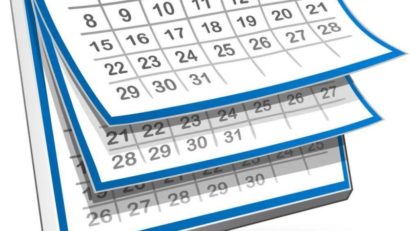 Calendarul zilei