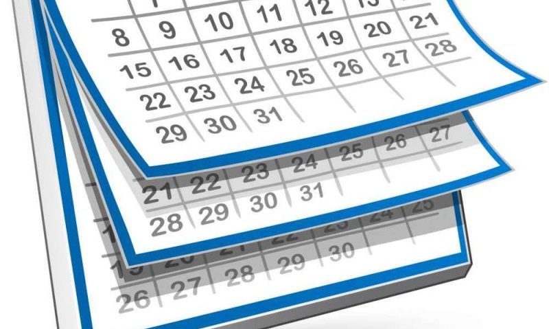 Calendarul zilei Calendarul zilei