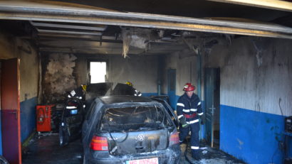 Anchetă în cazul exploziei de la service-ul auto din Tîrgu-Mureş