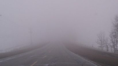 Cod galben de ceaţă în Covasna şi Braşov!