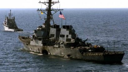 Distrugătorul american USS Cole soseşte în Marea Neagră