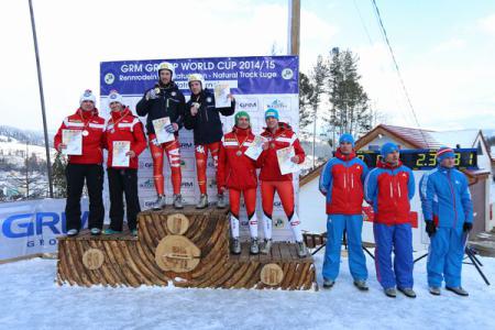 România, locul 9 în proba masculină de dublu a Cupei Mondiale de sanie România, locul 9 în proba masculină de dublu a Cupei Mondiale de sanie