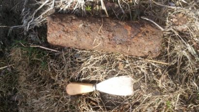 Bombă la Batoș, în curtea unui localnic