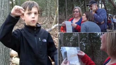 Descoperire ca în filme făcută de un băieţel în lacul din care pescuia