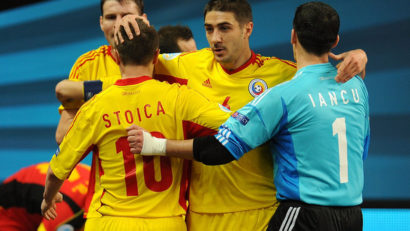 România învinge Georgia cu 4-1 şi face un nou pas important spre Futsal Euro 2016