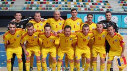 România a debutat cu dreptul în calificările pentru Futsal Euro 2016