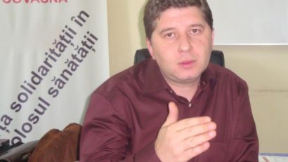 Miting în fața Prefecturii Covasna