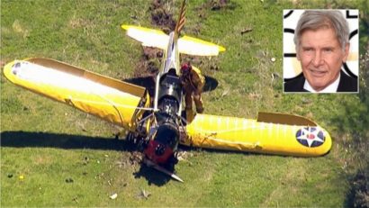 Harrison Ford, în stare stabilă după ce s-a prăbușit cu un avion