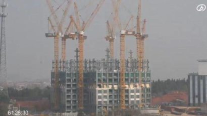 O companie din China a construit un zgârie – nori în numai 19 zile