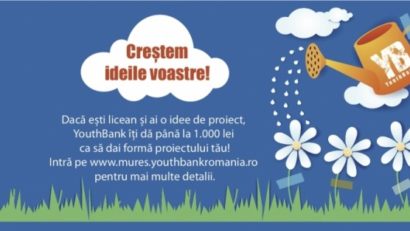 S-a lansat concursul de finanțare YouthBank Mureș pe acest an