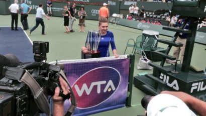 Simona Halep a câştigat turneul de la Indian Wells, după un meci fabulos!