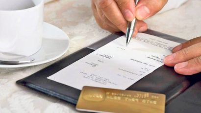 După data de 9 mai bacşişul va fi trecut pe un bon fiscal