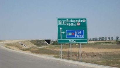 Autostrada A1 Nădlac – Arad este închisă temporar pe sensul către Arad