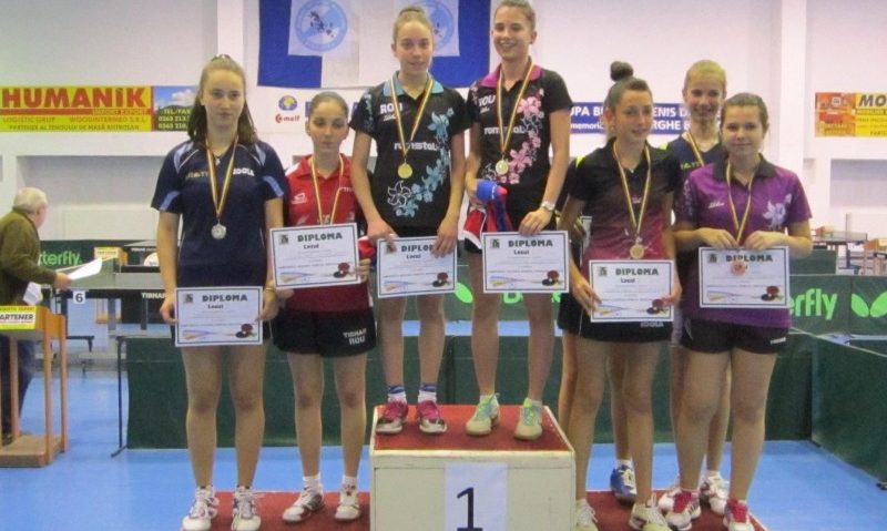 Varga Krisztina şi Andreea Huduşan, medaliate cu aur la Naţionalele de tenis de masă Varga Krisztina şi Andreea Huduşan, medaliate cu aur la Naţionalele de tenis de masă