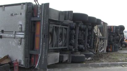 CIRCULAŢIE ÎNGREUNATĂ PE DN7, Rm Vâlcea-Pitești