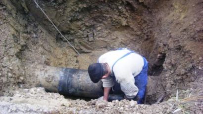 Avarie majoră la o conductă de apă din Tîrgu-Mureş