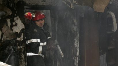 Incendiu într-un bloc în Harghita