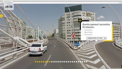Google Street View, folosit pentru chestionarele auto ale şcolilor de şoferi