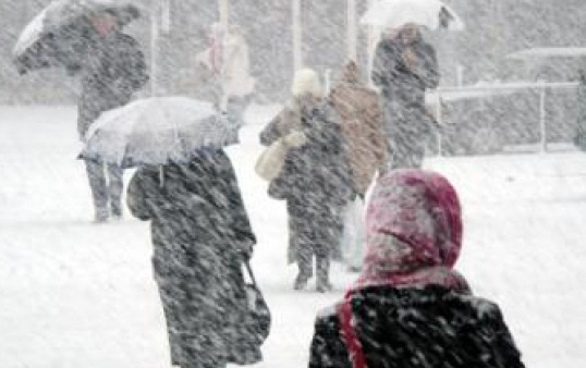 Cod galben de precipitaţii, ninsori si intensificări ale vântului Cod galben de precipitaţii, ninsori si intensificări ale vântului