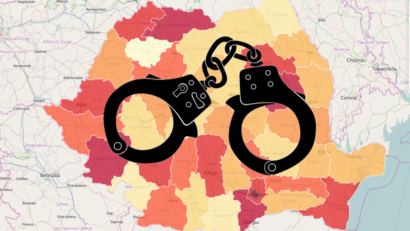 Harta corupţiei locale din România, realizată de Societatea Academică din România şi Coaliţia România Curată