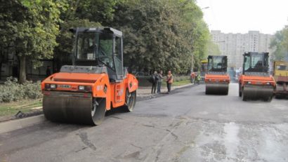 Străzi reabilitate pe bani europeni, în Reghin