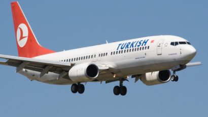 Amenințare cu bombă într-un avion turcesc