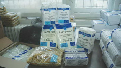 La Brașov se distribuie, din nou, alimente europene