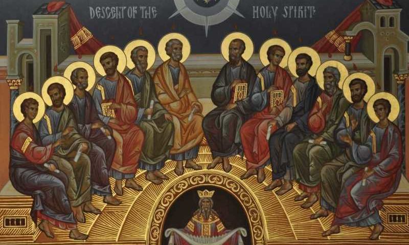 Sărbătoarea Rusaliilor – Coborârea Duhului Sfânt asupra Apostolilor lui Iisus Sărbătoarea Rusaliilor – Coborârea Duhului Sfânt asupra Apostolilor lui Iisus