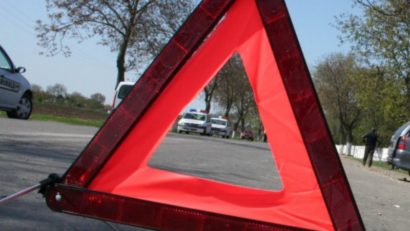 Accident spectaculos, dar fără victime în Brașov