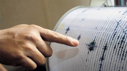 Cutremur de 3,4 grade pe scara Richter în Vrancea