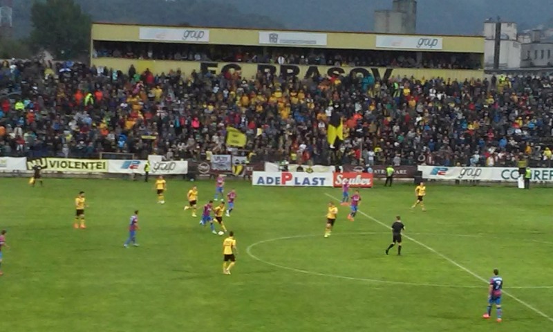FC Braşov a condus de două ori FC Steaua, dar a pierdut!