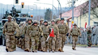 400 de militari americani cu peste 80 de mijloace tehnice participă la „Marşul Cavaleriei”
