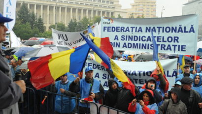 Pichetul sindicaliștilor din administrație s-a încheiat fără incidente