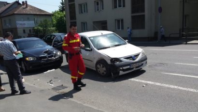 Accident rutier cu un rănit ușor, azi, în Tg.Mureș, în urmă cu 30 de min