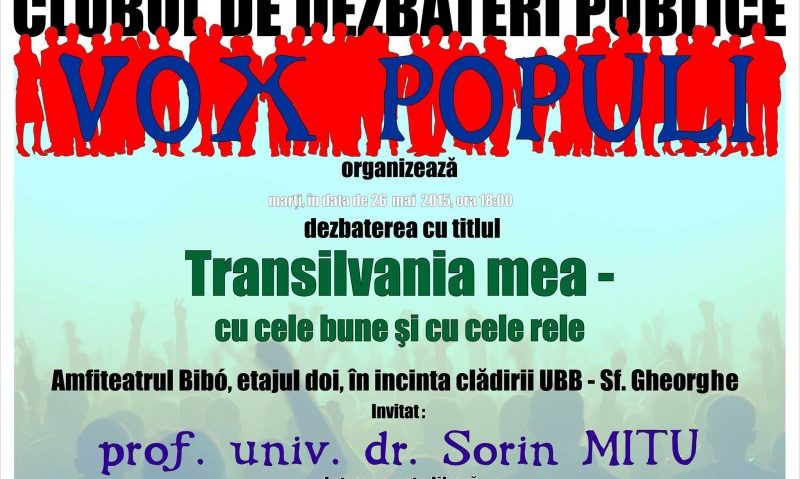 A cincea dezbatere publică la Sfântu Gheorghe A cincea dezbatere publică la Sfântu Gheorghe