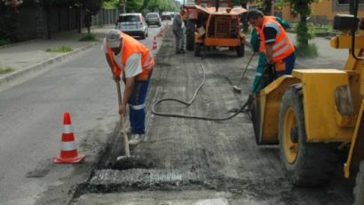 Lucrările la străzile din Tîrgu-Mureş se vor termina până pe 14 septembrie