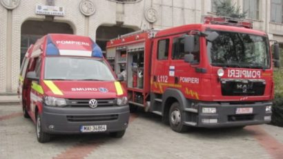 ISU Mureș primește 5 mașini de la colegii din Marea Britanie