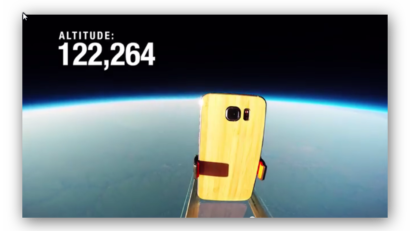 (VIDEO) Samsung Galaxy S6 aruncat… din stratosferă