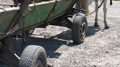 Traficul rutier pe DN14 Sibiu – Copşa Mică a fost oprit